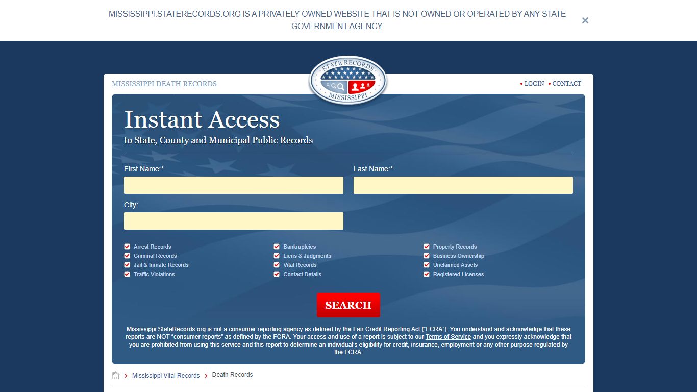 How to Find Mississippi Death Records | StateRecords.org